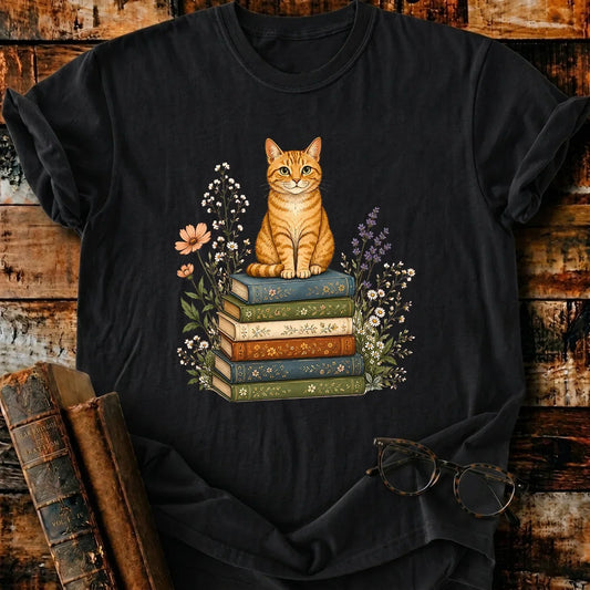 Books & Whiskers T-Shirt