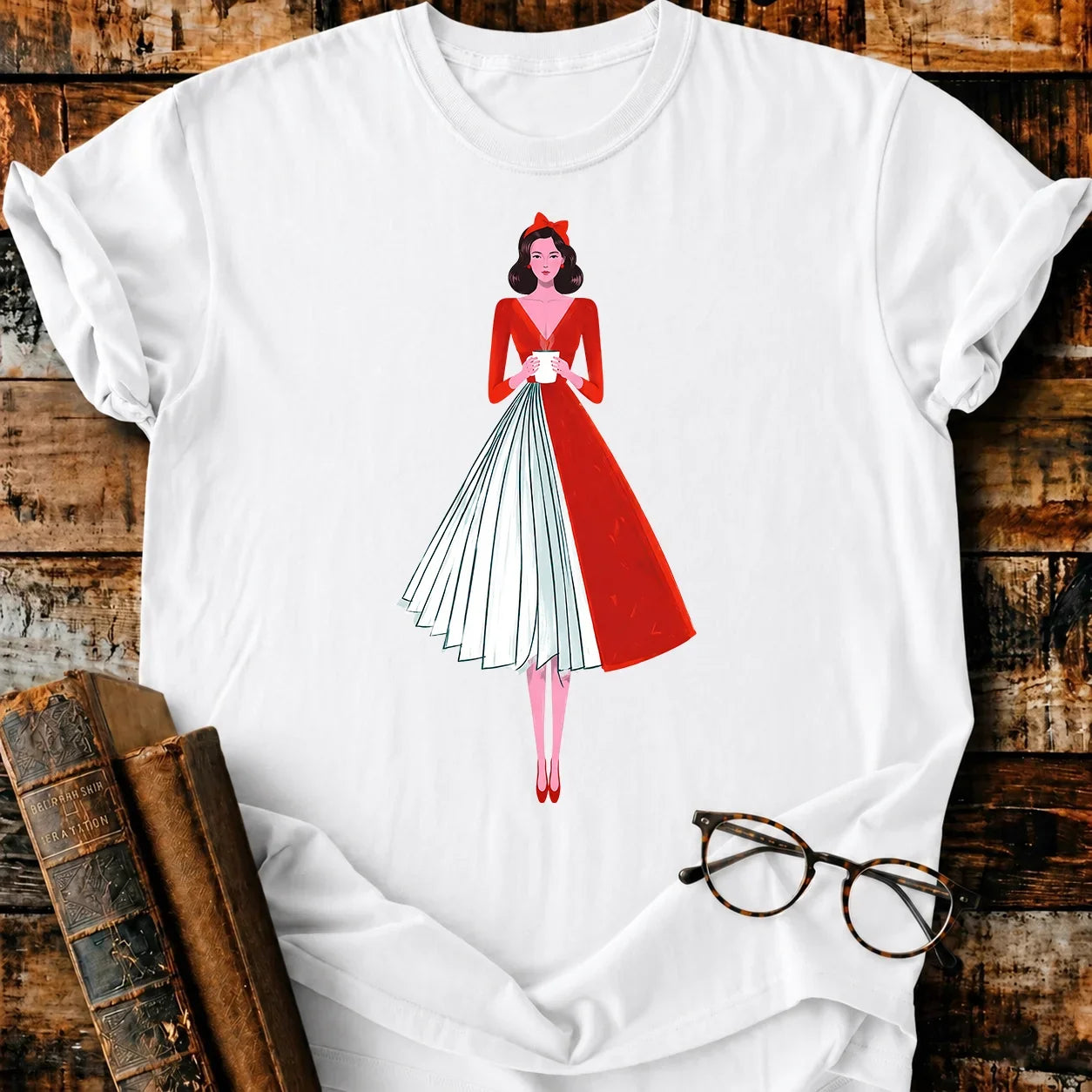 Reading Pages Dress T-Shirt