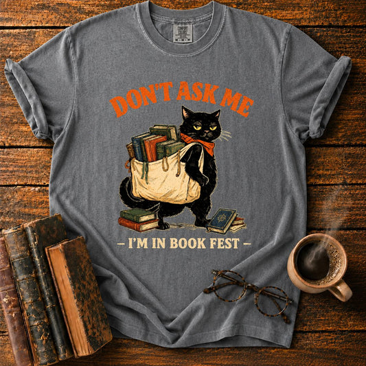 Black Cat Book Fest T-Shirt