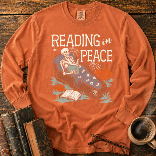 Reading In Peace LS T-Shirt