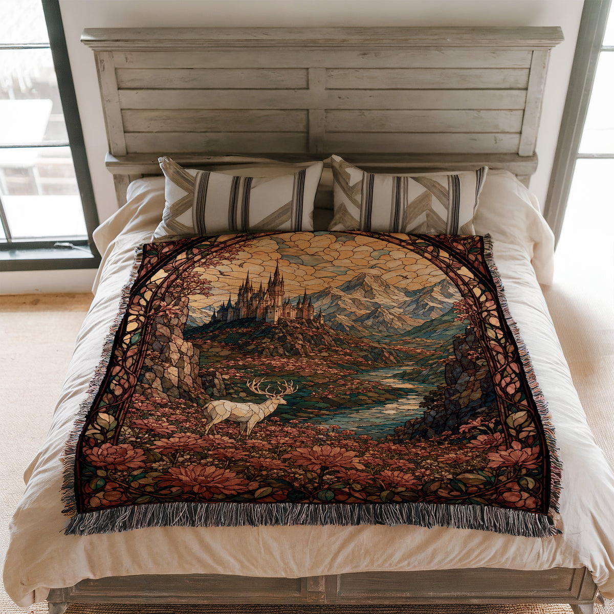 Throne Glass Woven Throw Blanket