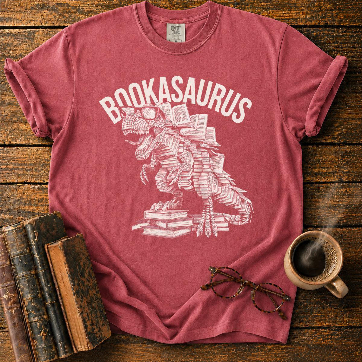 Bookasaurus T. Rex T-Shirt