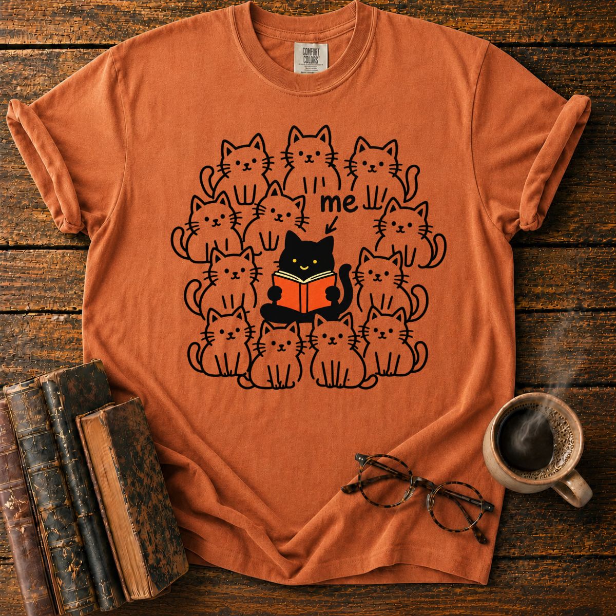 Me Among the Cats T-Shirt