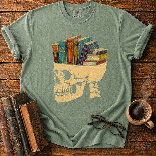 Skull of Stacked Stories T-Shirt