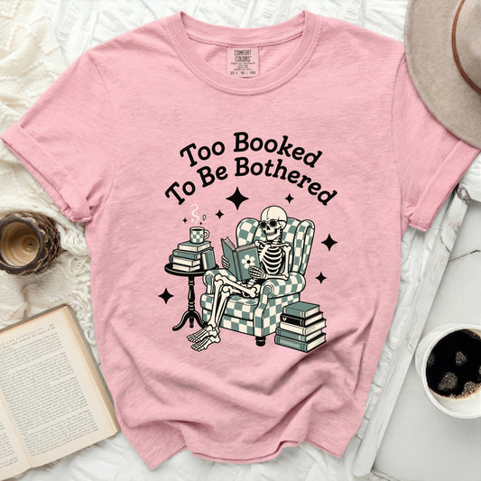 Too Booked Skeleton Tee