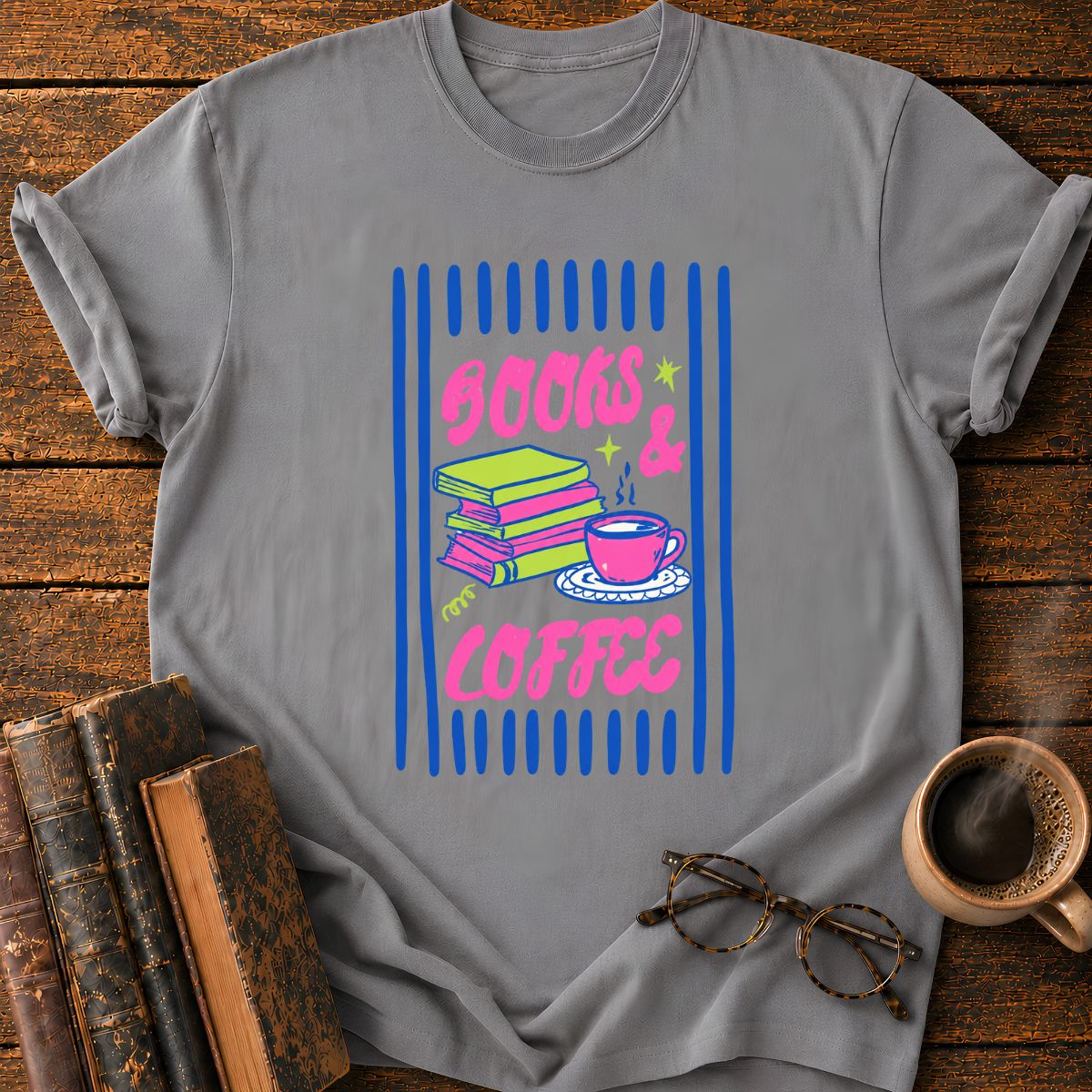 Books & Coffee T-Shirt