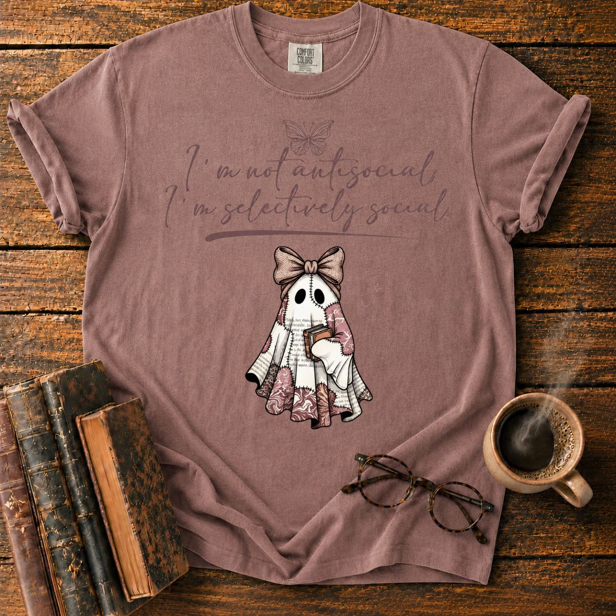 Selectively Social Ghost T-Shirt