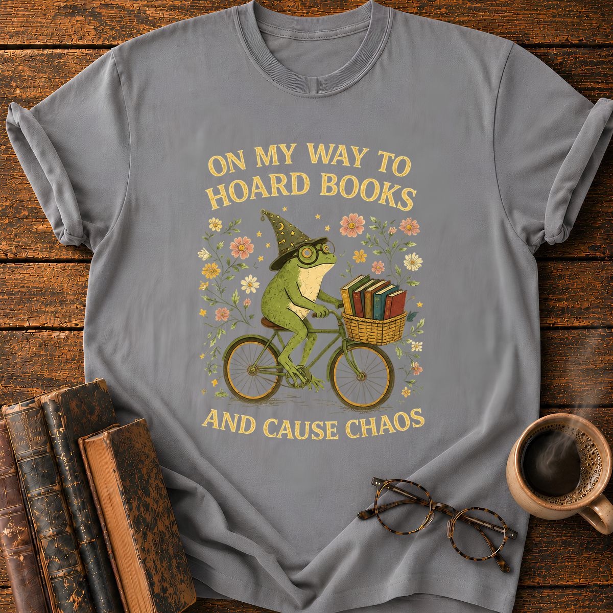 On My Way To Hoard Books T-Shirt