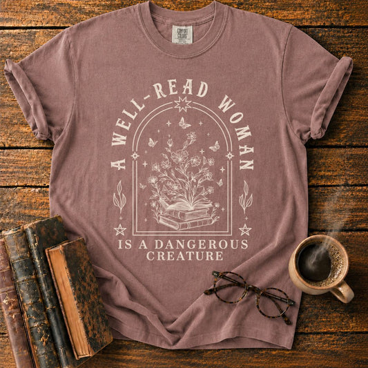 A Well-Read Woman’s Botanical T-Shirt