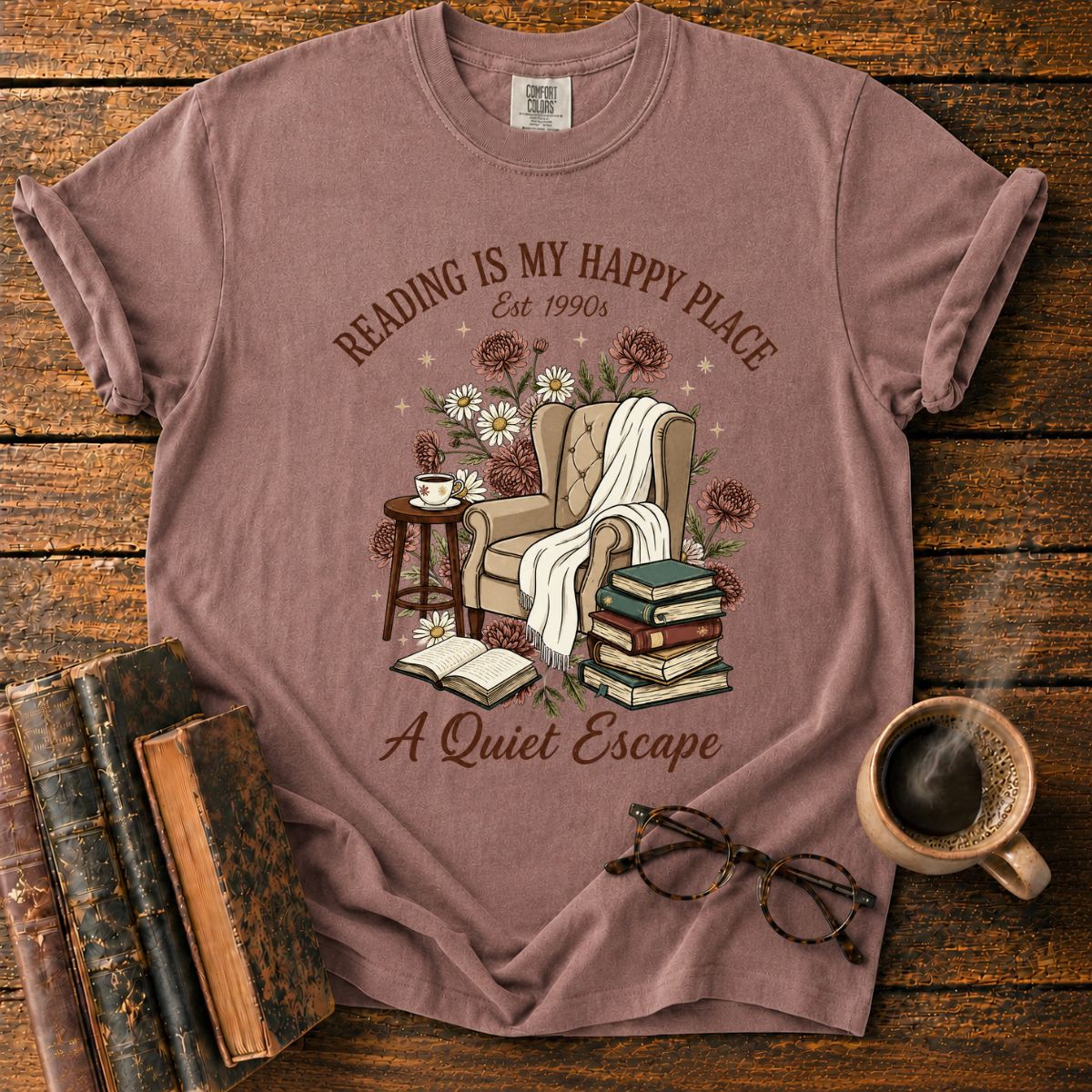 Reading Is My Happy Place T-Shirt
