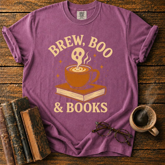 Brew, Boo & Books Vintage T-Shirt