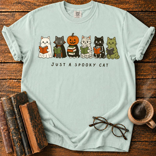 Just a Spooky Cat Book Club T-Shirt