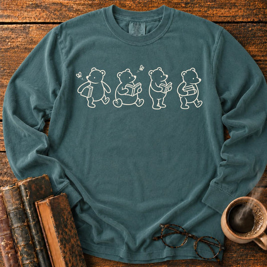 Bears 1928 Reading Books LS T-Shirt