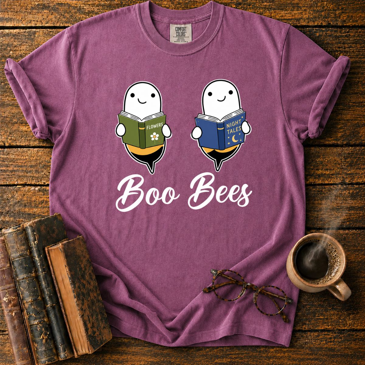 Boo Bees Reading T-Shirt