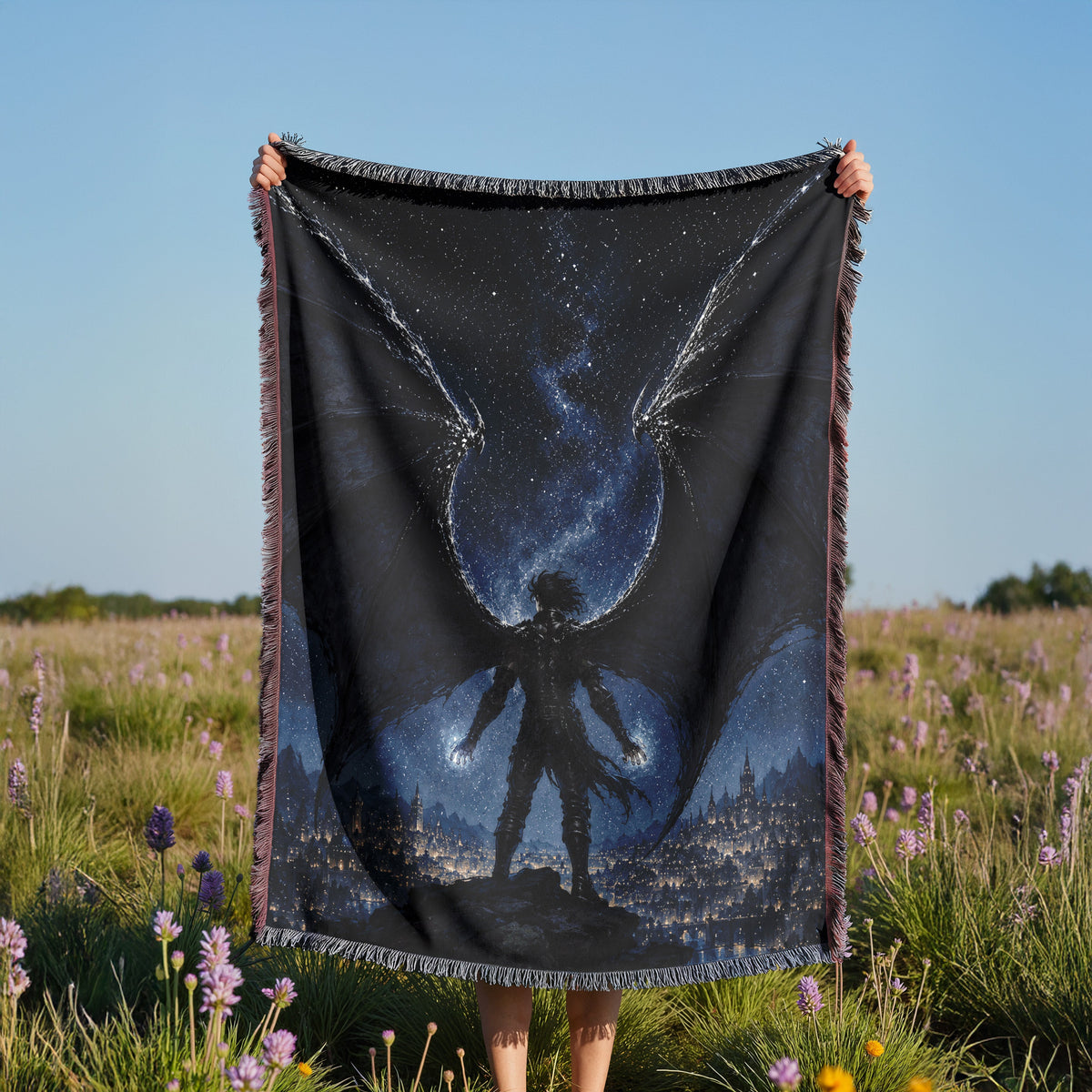 Night Court Woven Throw Blanket
