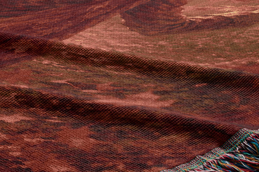 Ember Fall Woven Throw Blanket