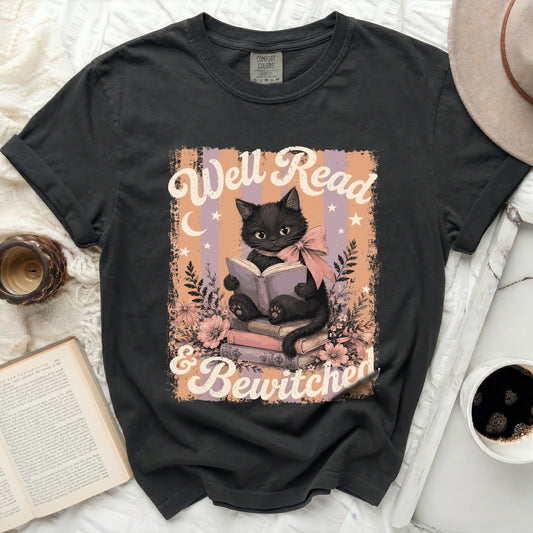 Well Read Cat Tee