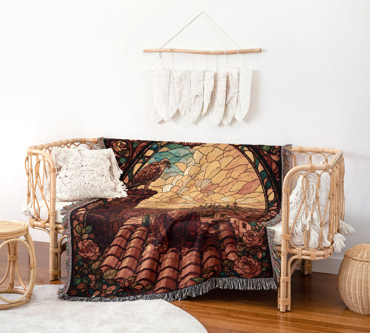 Throne Glass Woven Throw Blanket