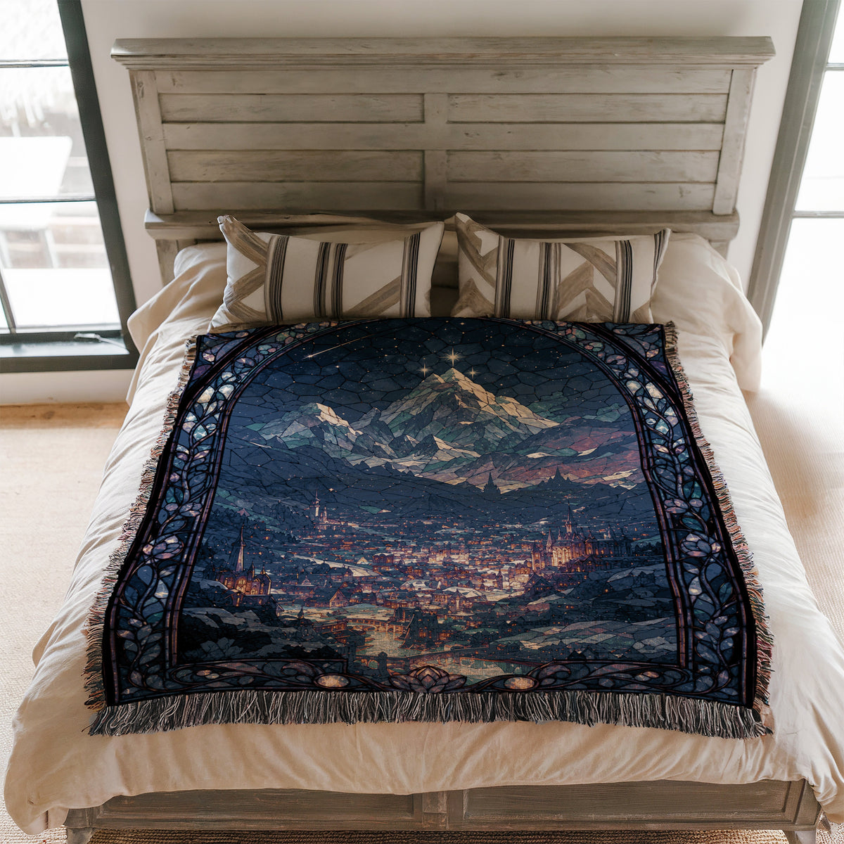 Night Court Woven Throw Blanket