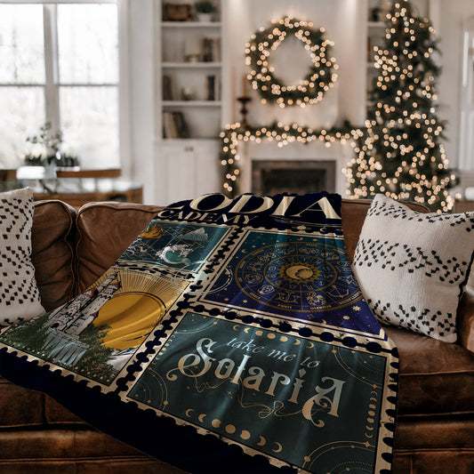 Zodiac Academy Elements Velveteen Plush Blanket