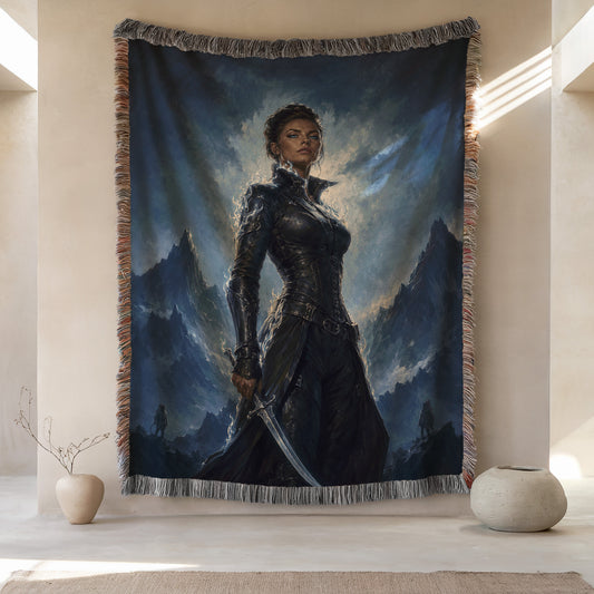 Night Sky Woven Throw Blanket