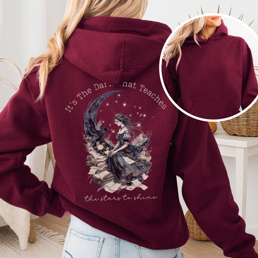 It's the Dark That Teaches the Stars to Shine Poe Inspired Hoodie