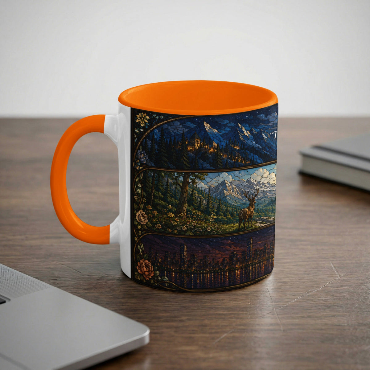 Stained Glass Maas Realms Mug