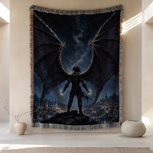 Night Court Woven Throw Blanket