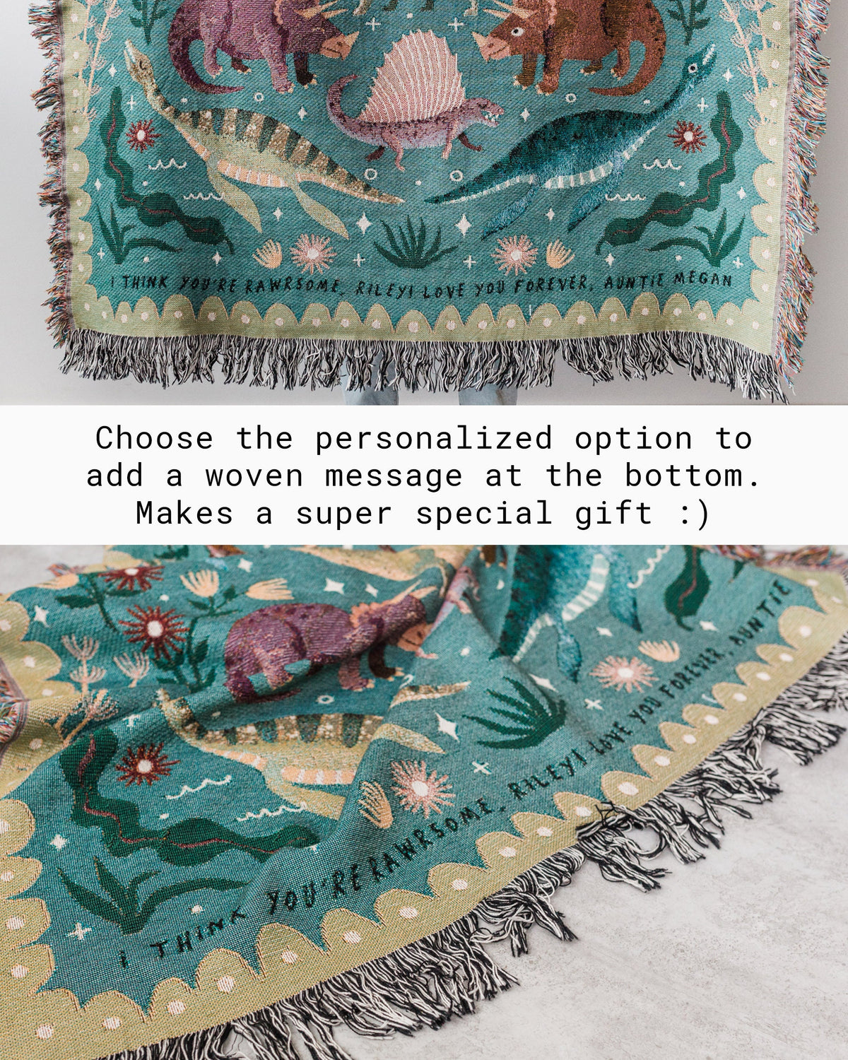 Personalized Reading Blanket