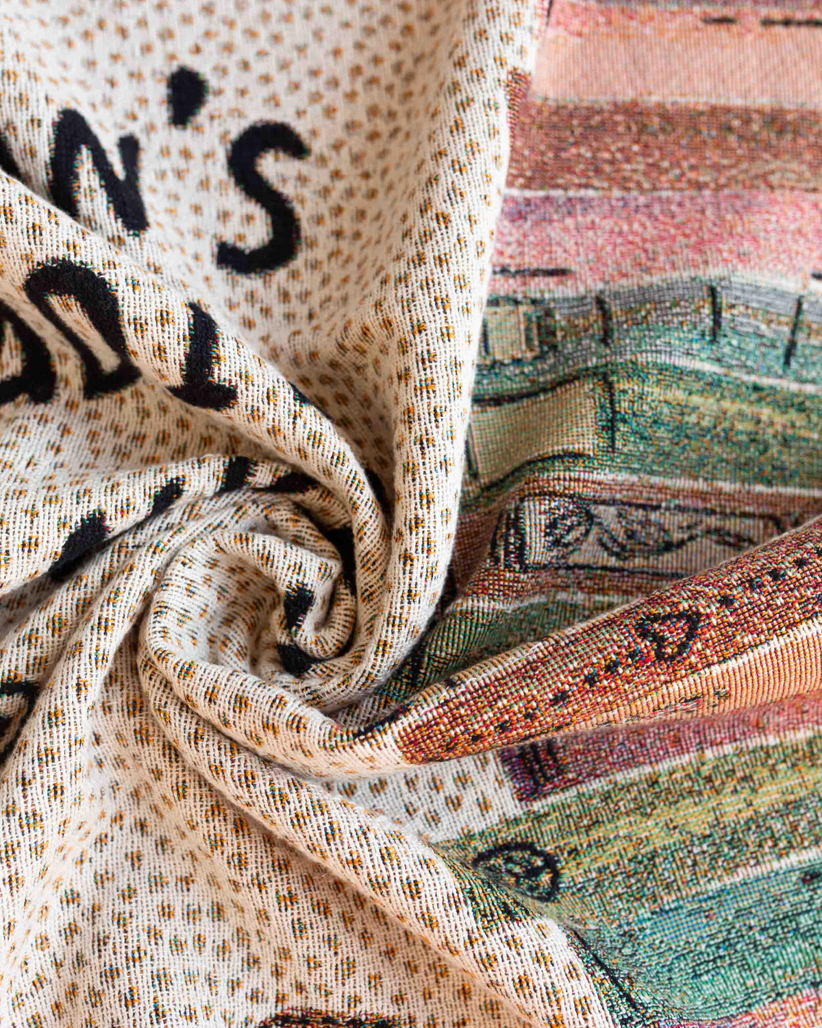 Mom's Reading Woven Throw Blanket