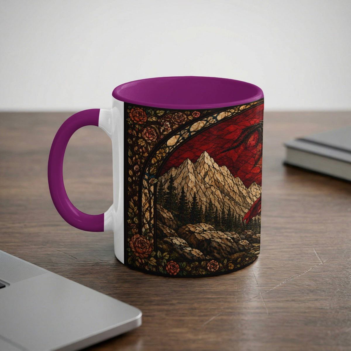 Manon Stained Glass Art Mug