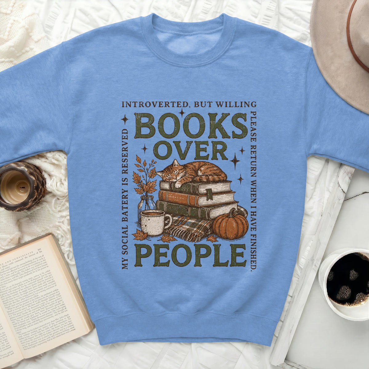 Books Over People Sweatshirt