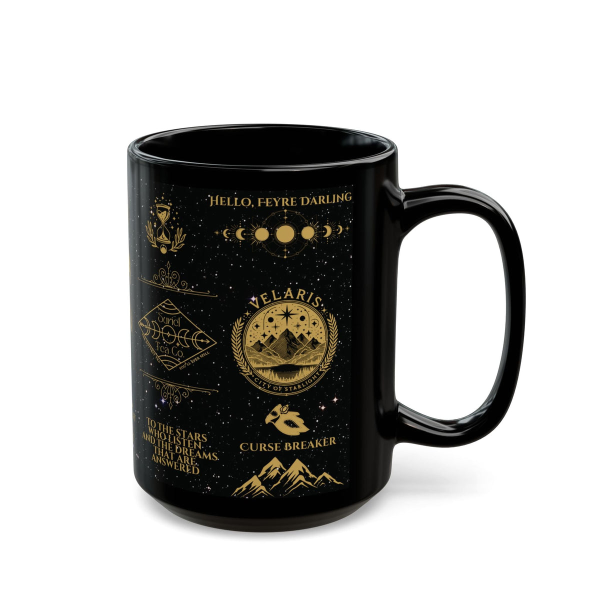 Black ACOTAR Night Court Mug