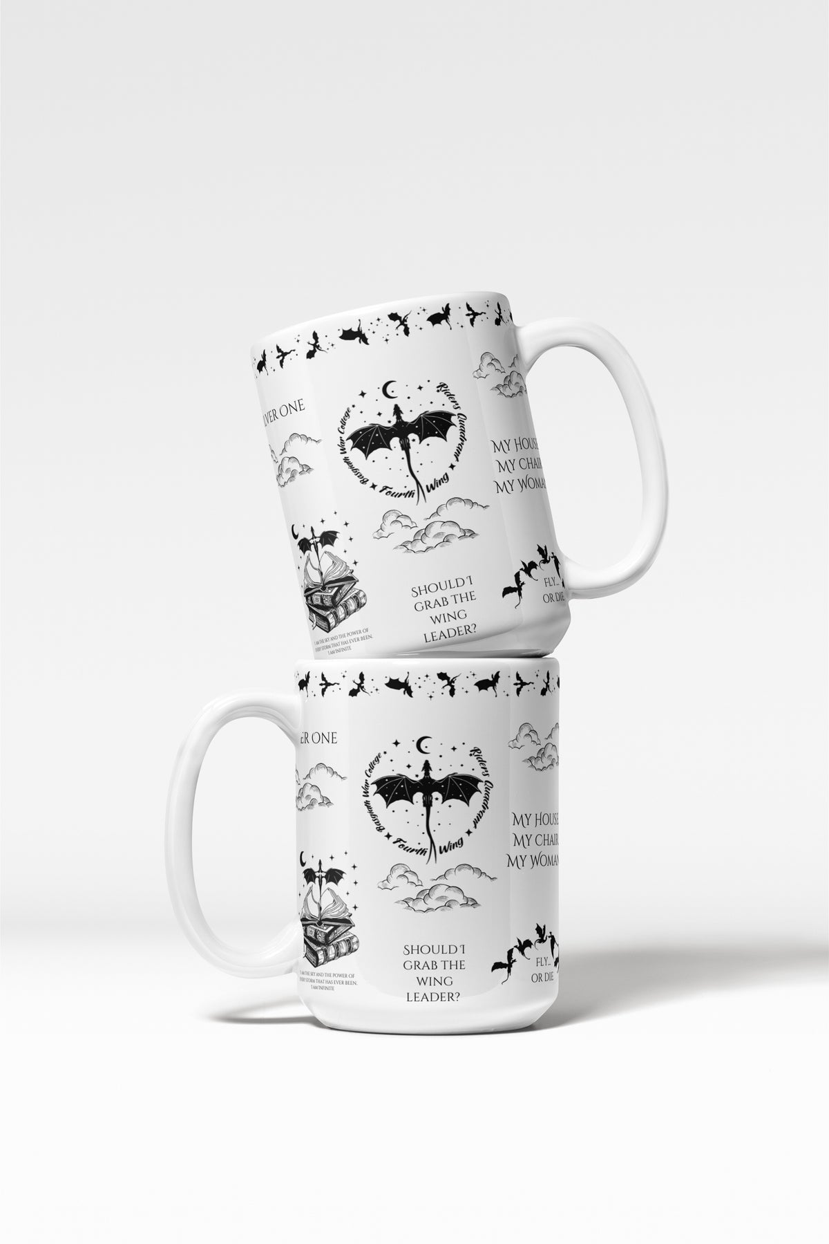 Fourth Wing Inspired Mug