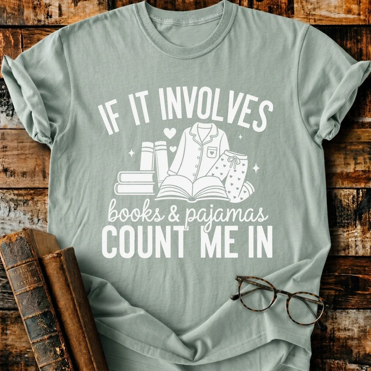 Books & Pajamas T-Shirt