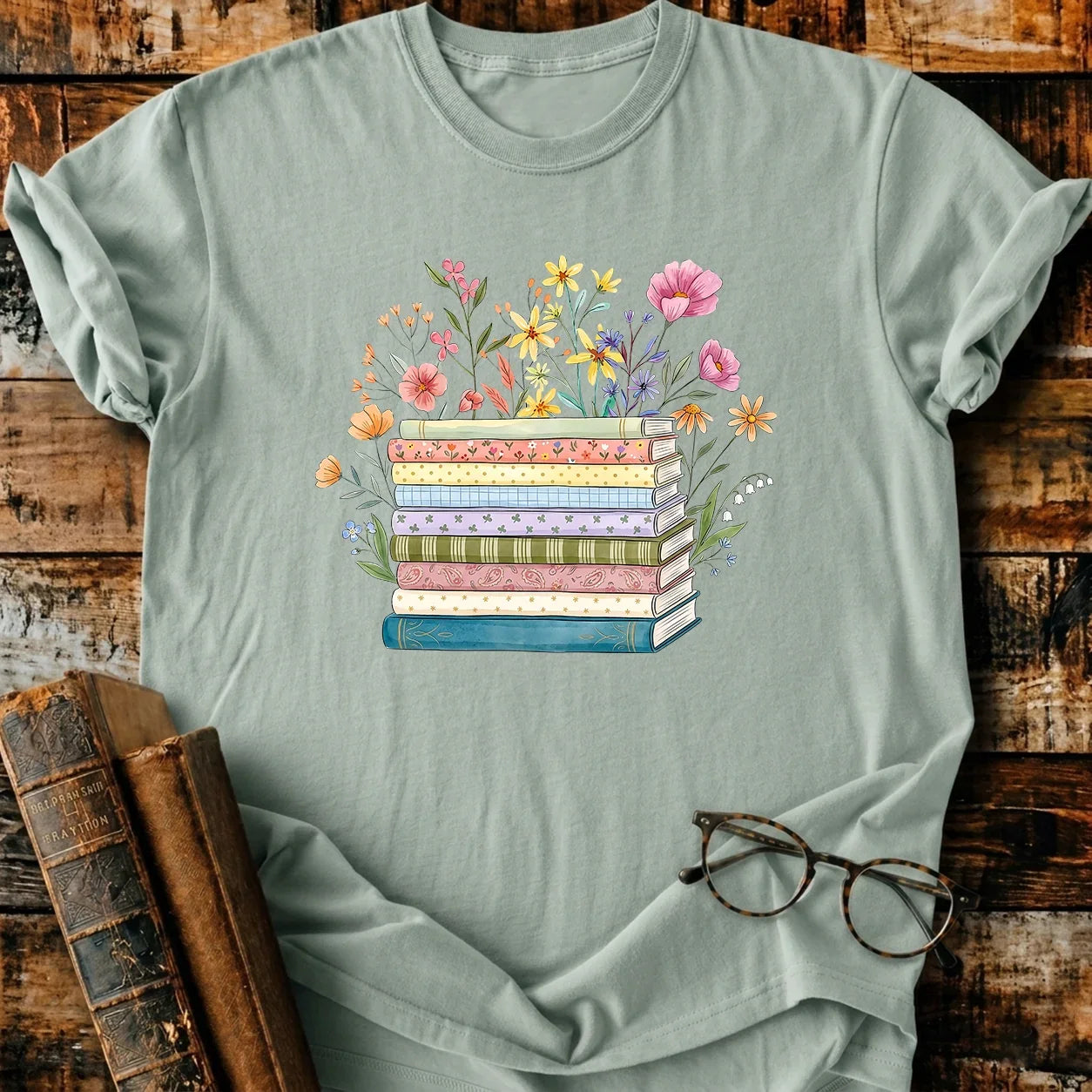 Bookish Blooms T-Shirt