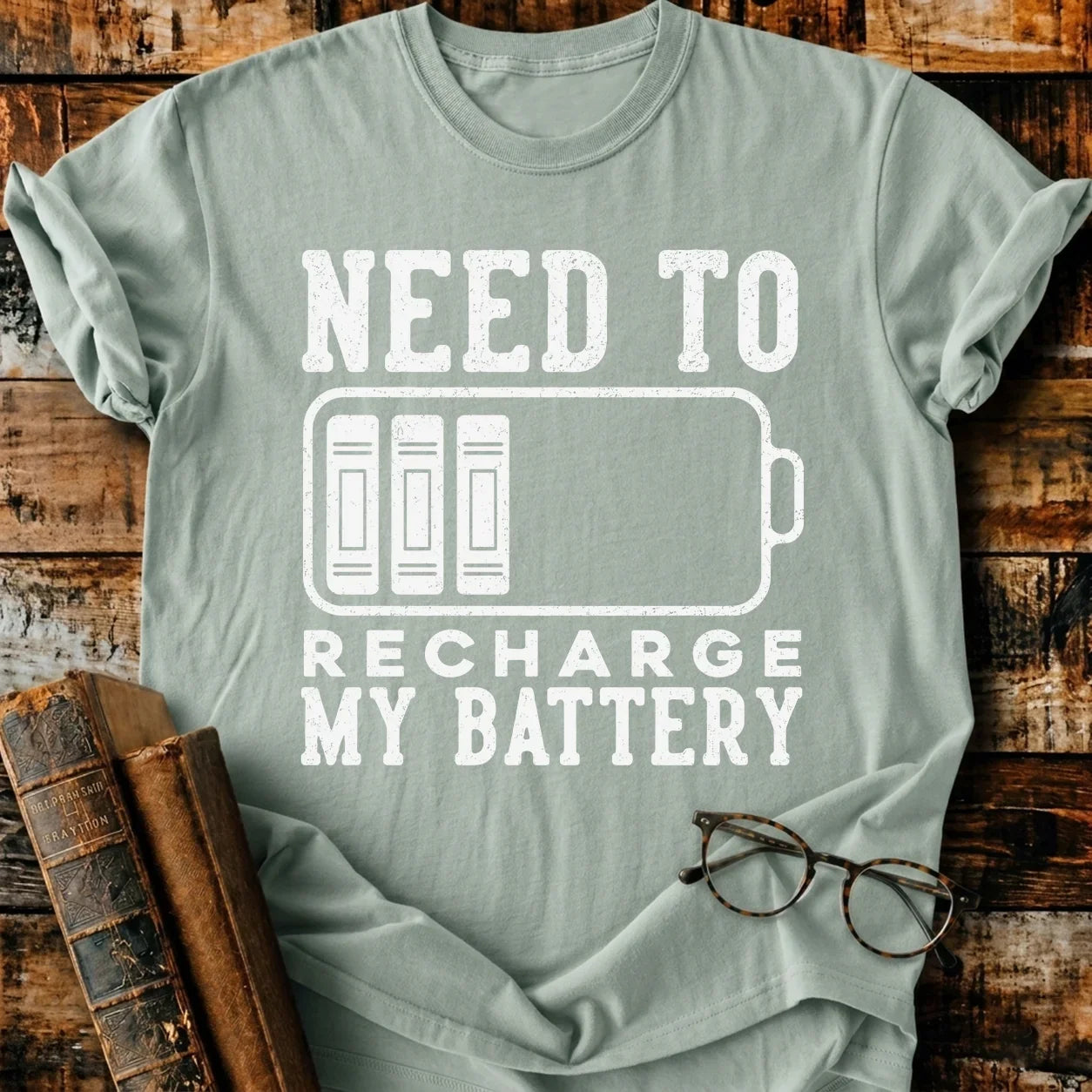 Recharge Battery T-Shirt