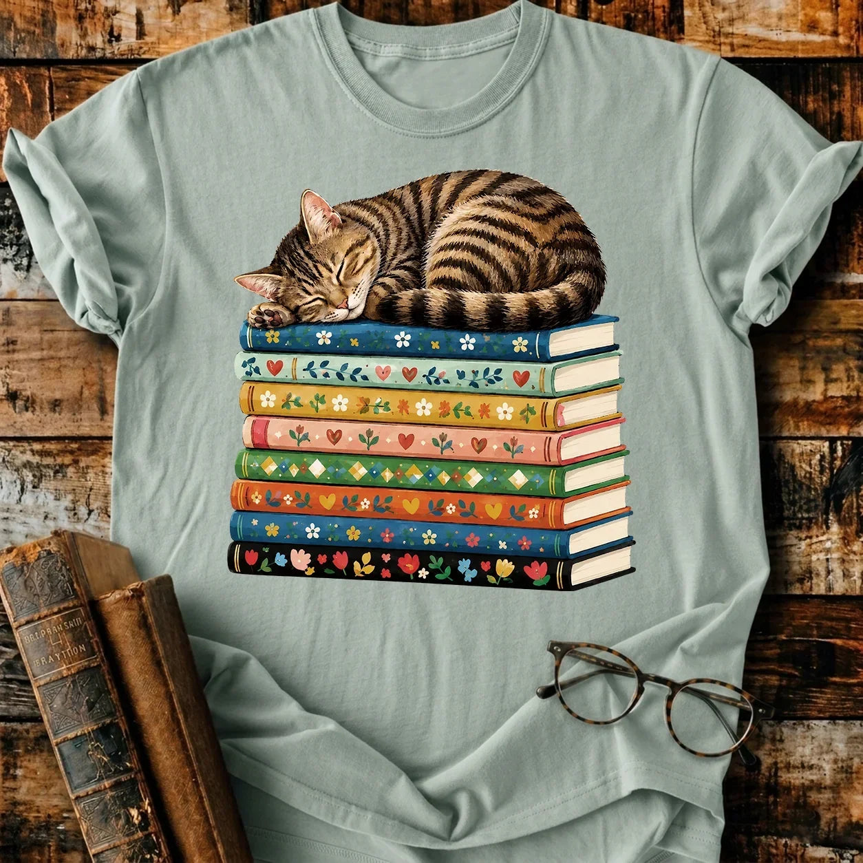 Tabby Cat Sleep T-Shirt