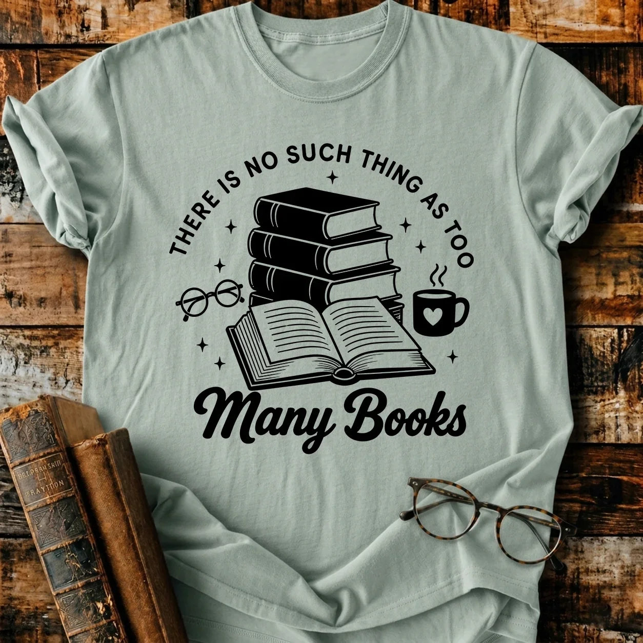 No Many Books T-Shirt