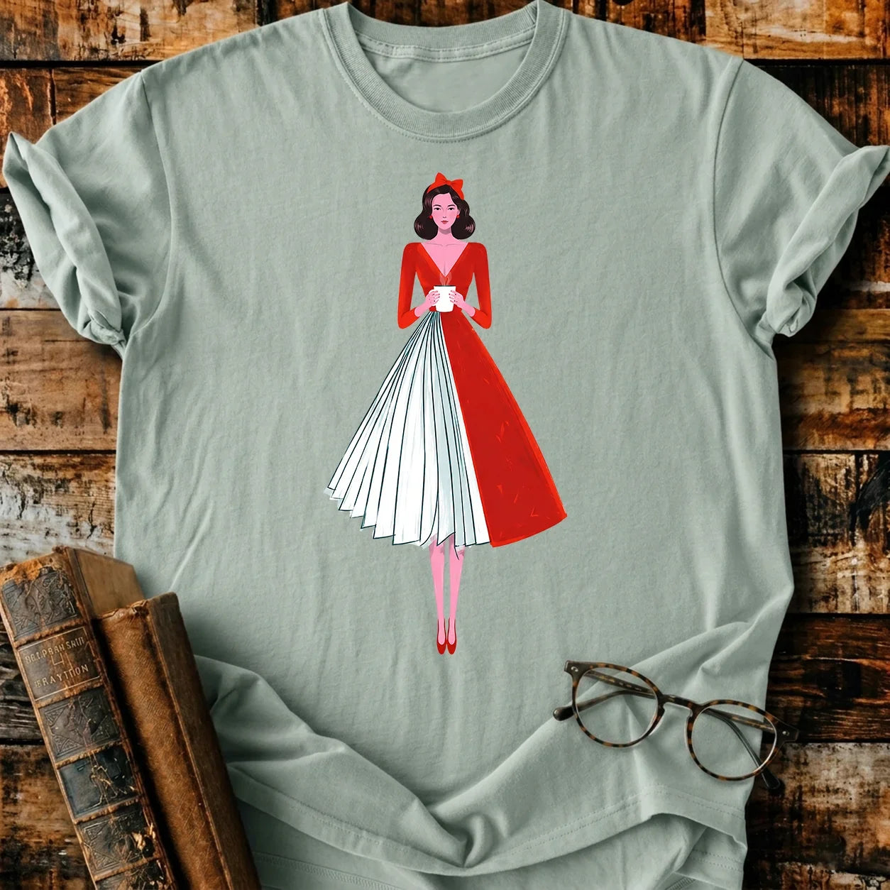 Reading Pages Dress T-Shirt