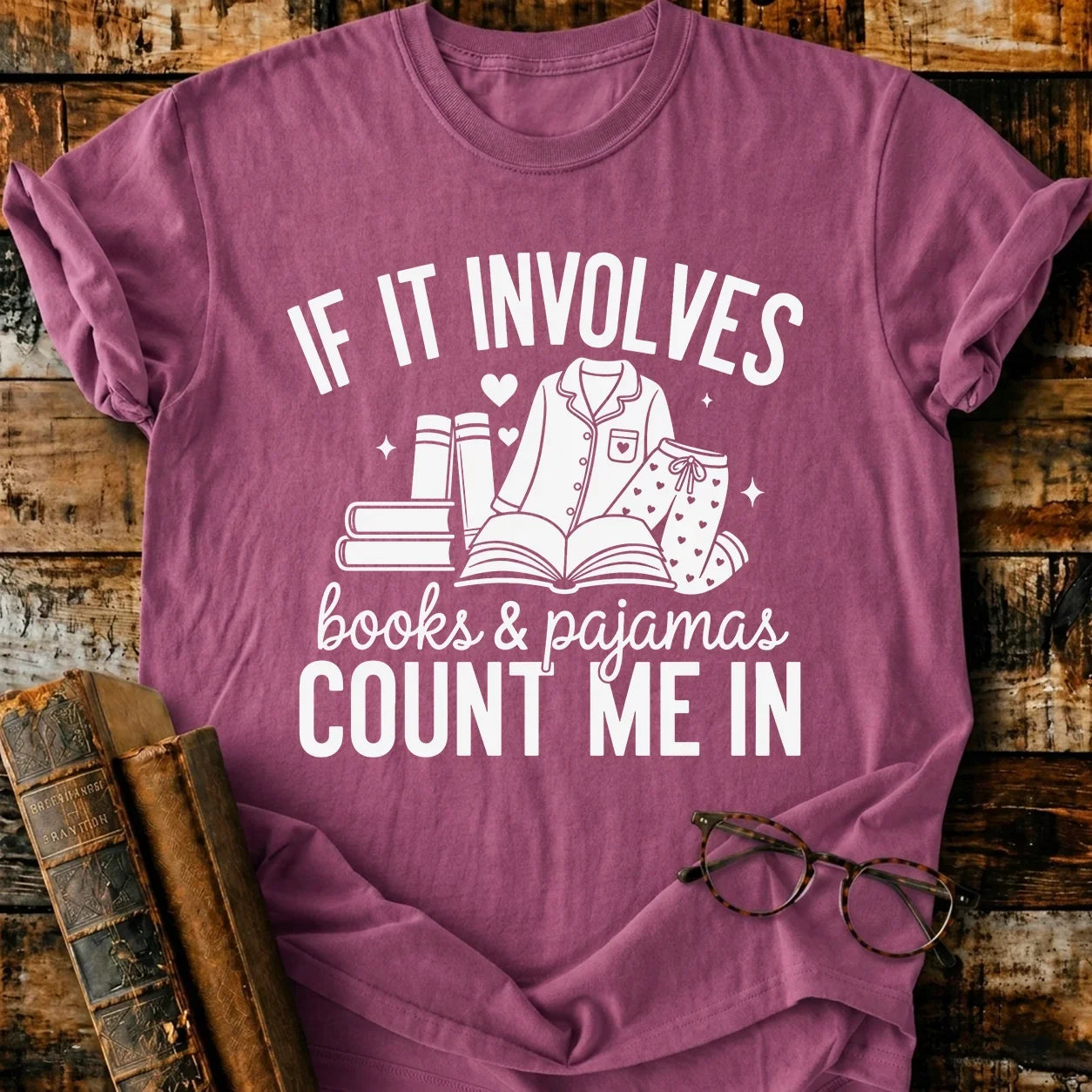 Books & Pajamas T-Shirt