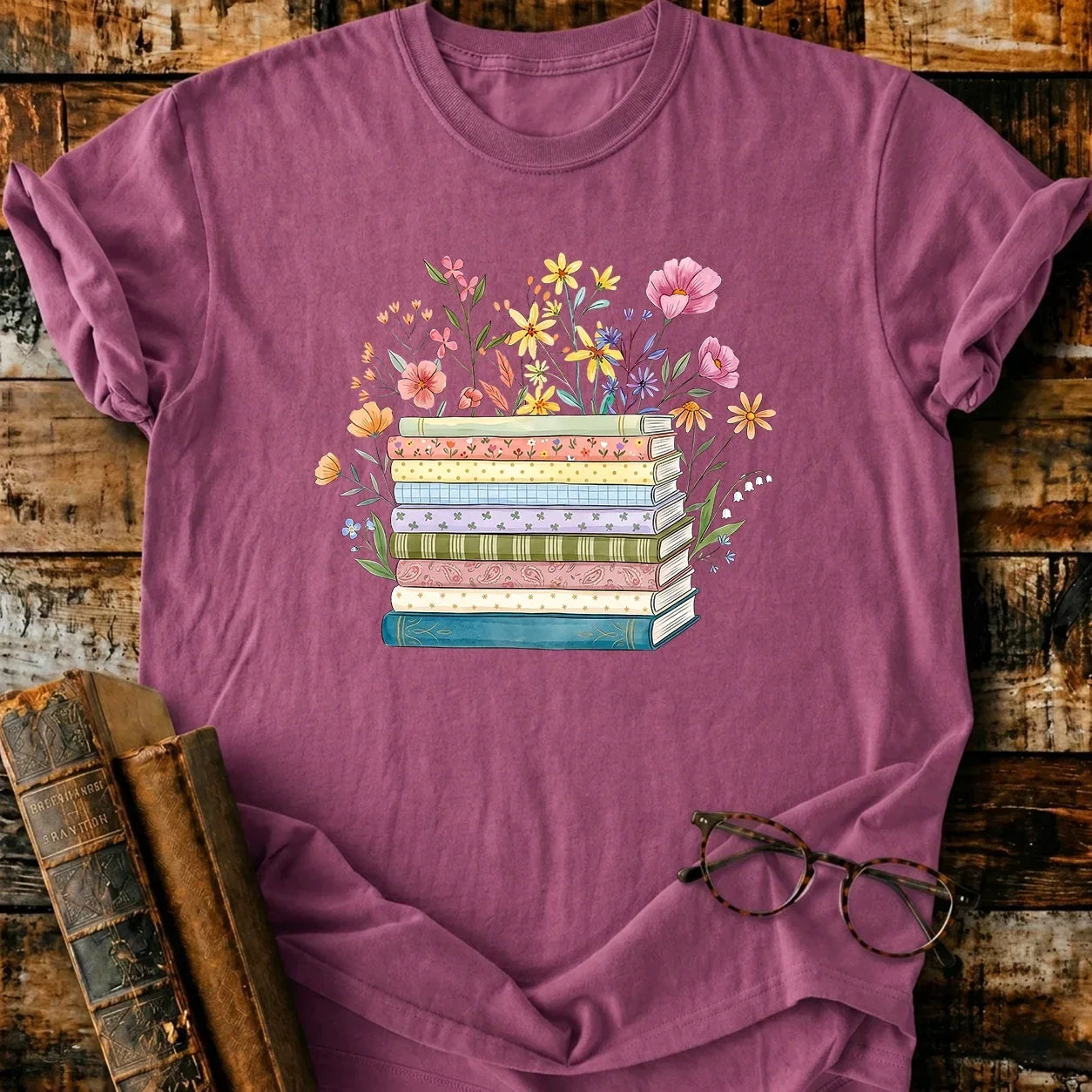 Bookish Blooms T-Shirt