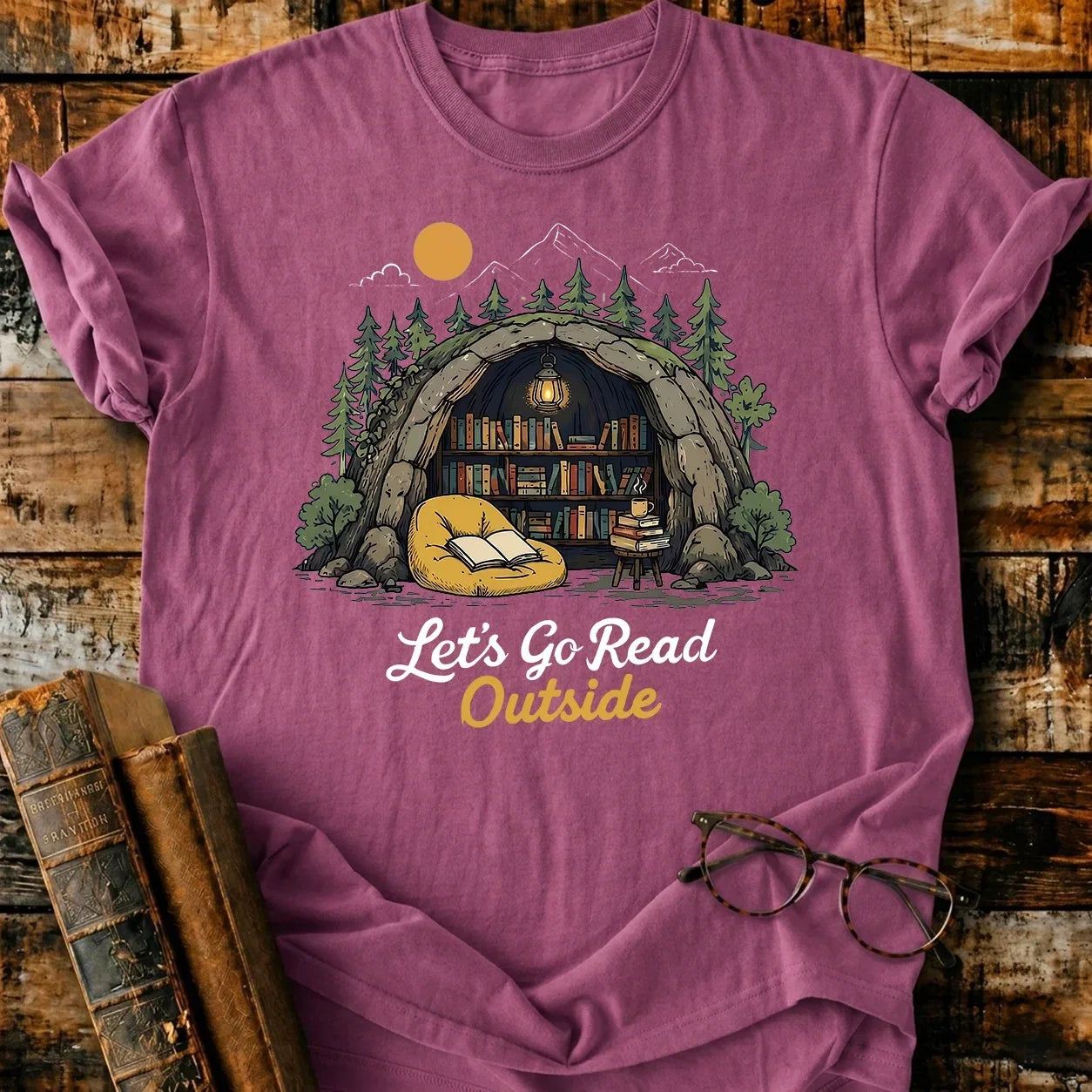Let Go Read Outside T-Shirt