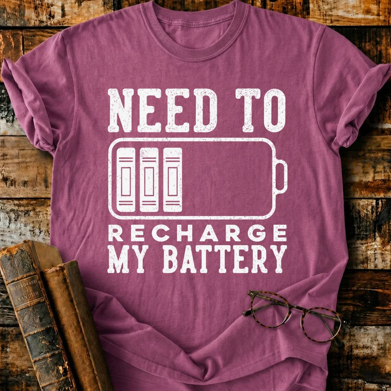 Recharge Battery T-Shirt