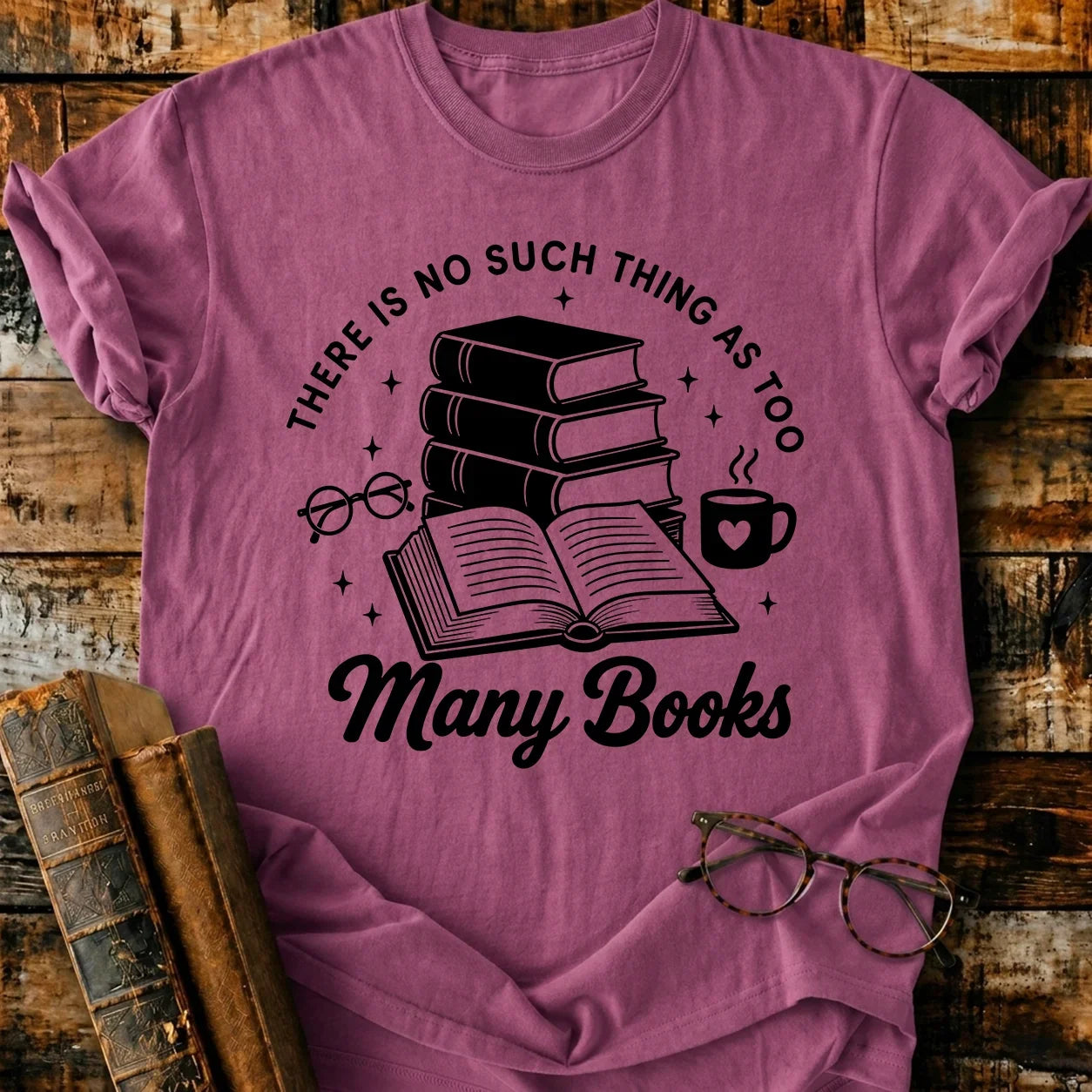 No Many Books T-Shirt