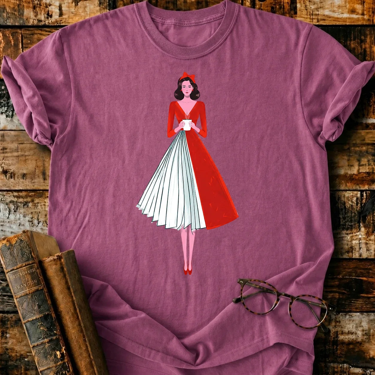 Reading Pages Dress T-Shirt