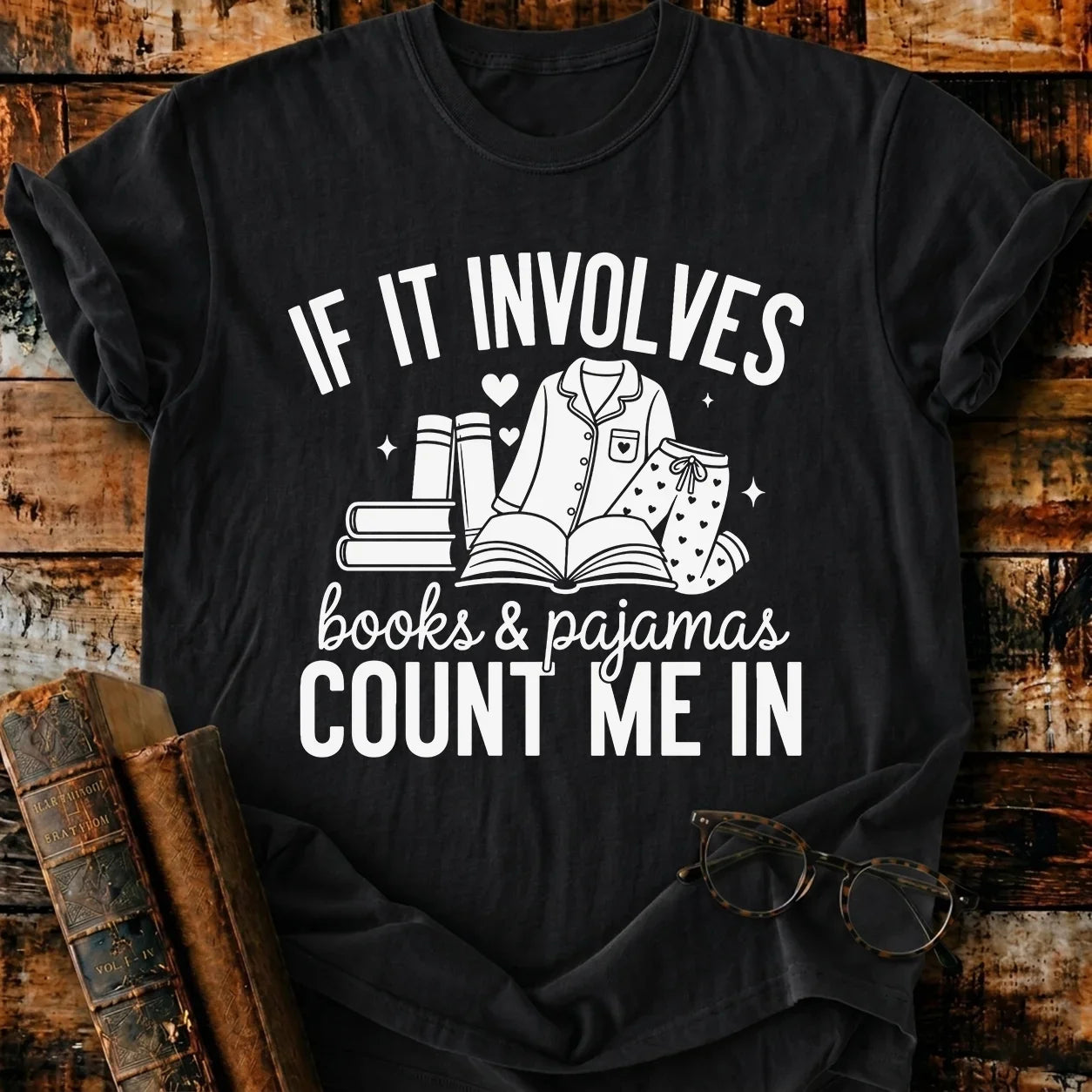 Books & Pajamas T-Shirt