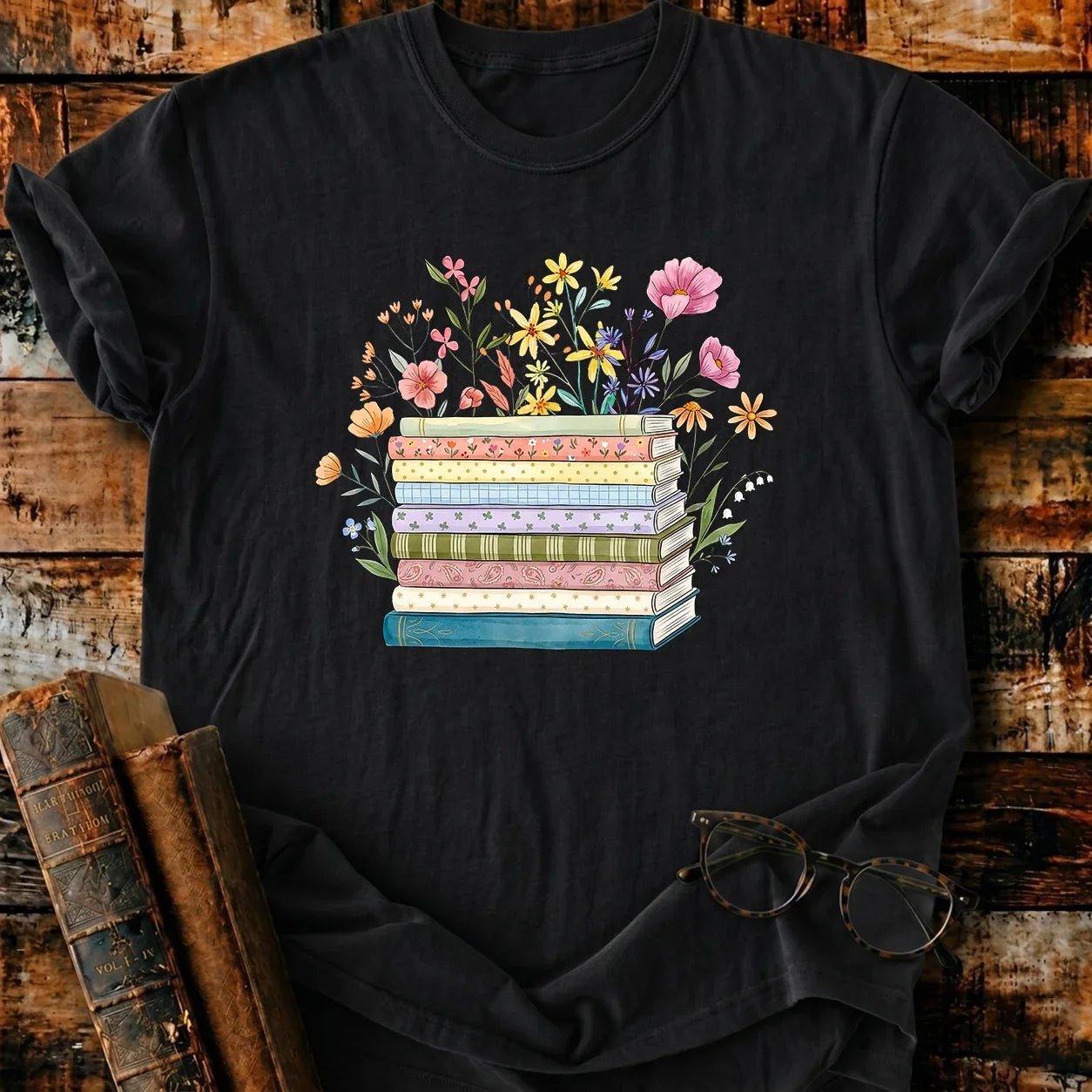 Bookish Blooms T-Shirt