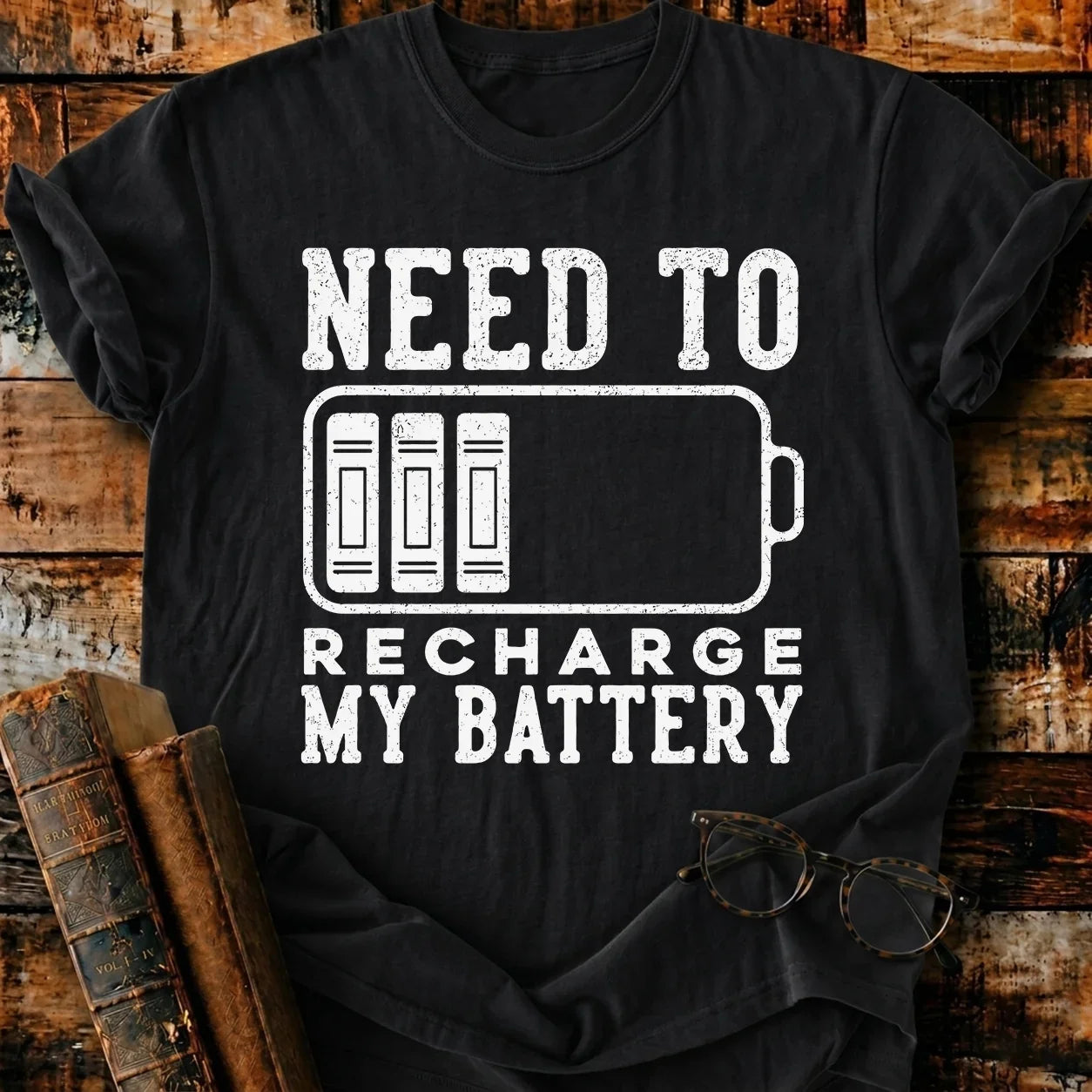 Recharge Battery T-Shirt