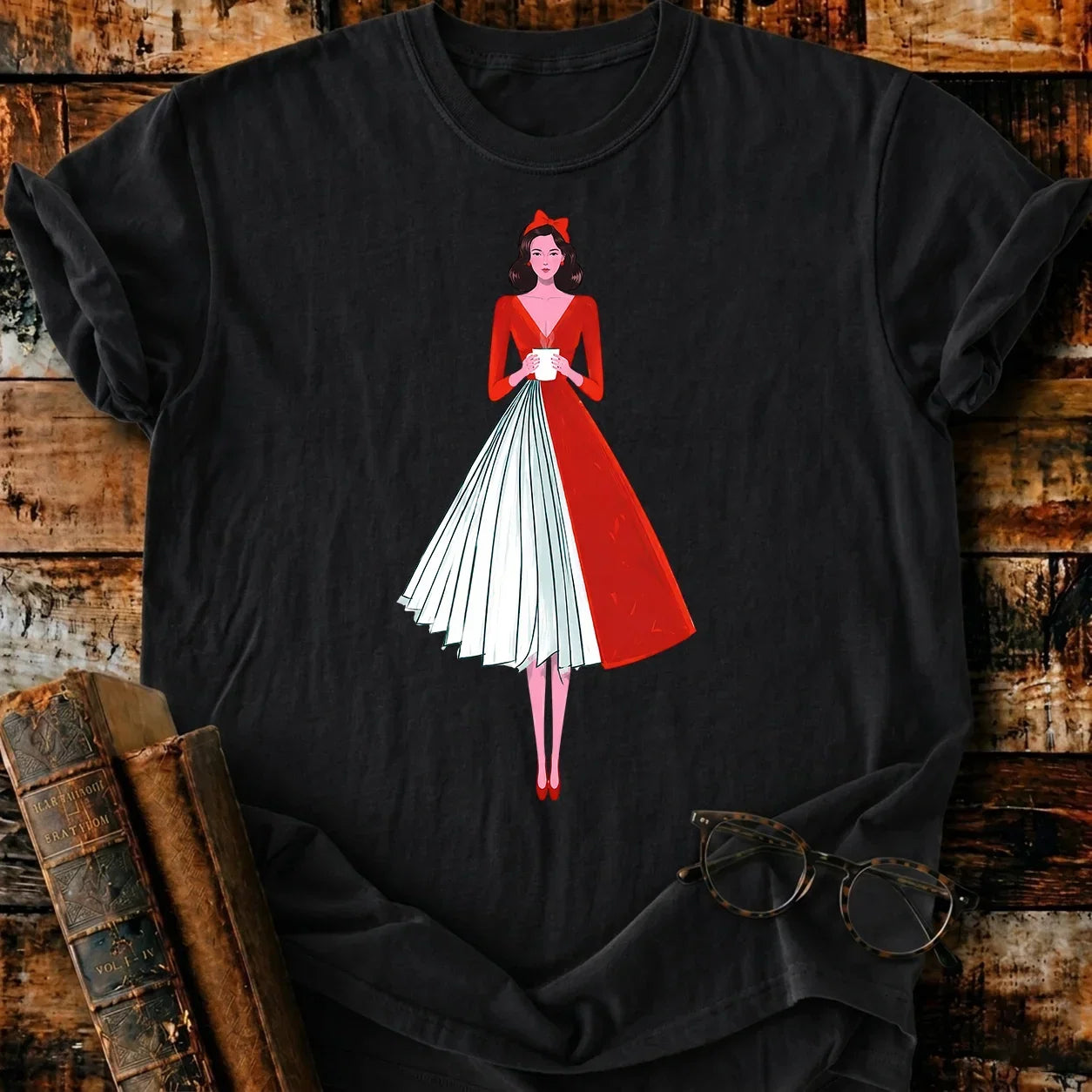 Reading Pages Dress T-Shirt